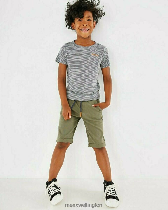 Boys Mexx Green Structure short Army 2B480T971
