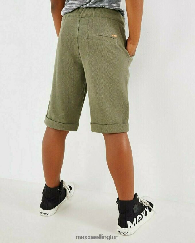 Boys Mexx Green Structure short Army 2B480T971