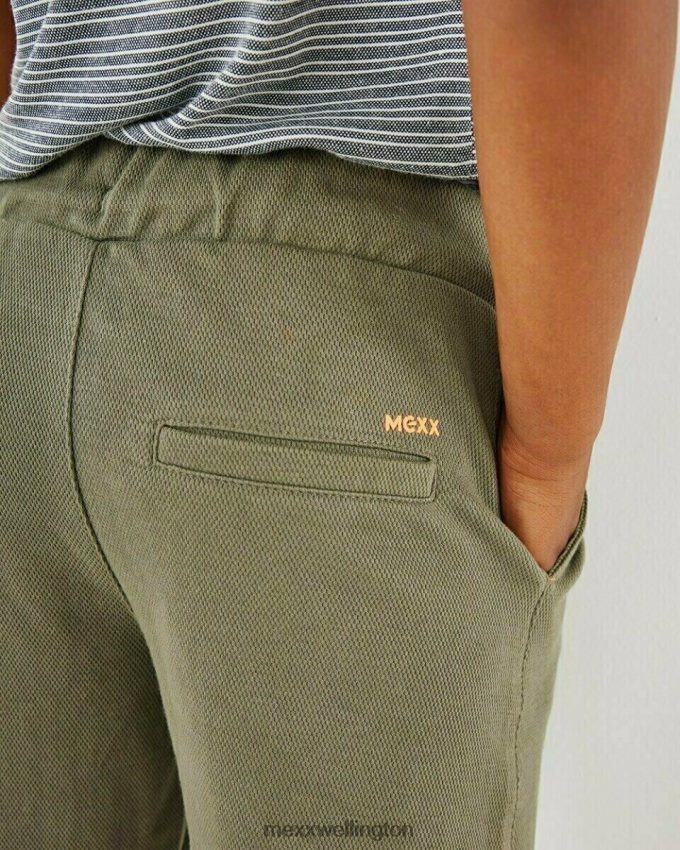 Boys Mexx Green Structure short Army 2B480T971