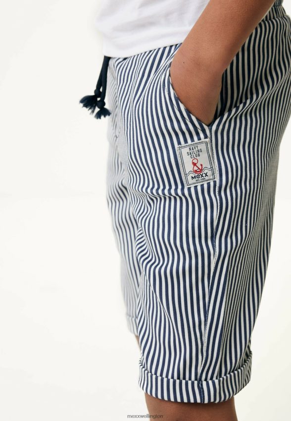 Boys Mexx White Chino Shorts With Roll Up Cuff Off 2B480T883