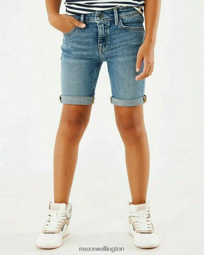 Girls Mexx Blue Juno short slim leg jeans vintage blue 2B480T870