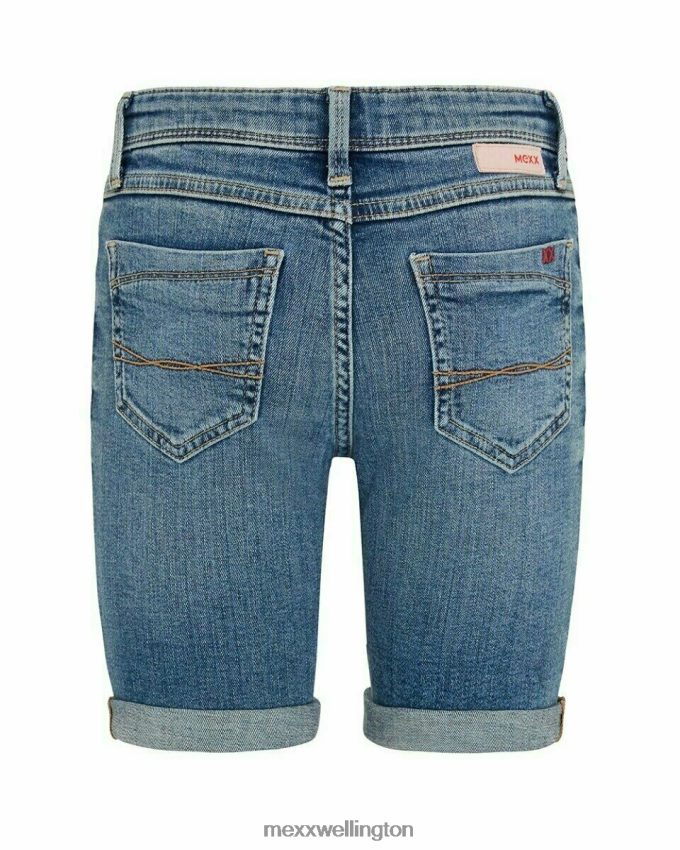 Girls Mexx Blue Juno short slim leg jeans vintage blue 2B480T870
