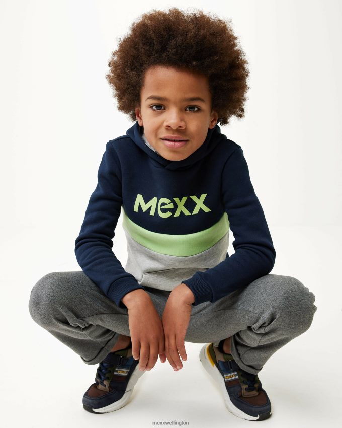 Boys Mexx Blue Colorblock sweatshirt Navy 2B480T966