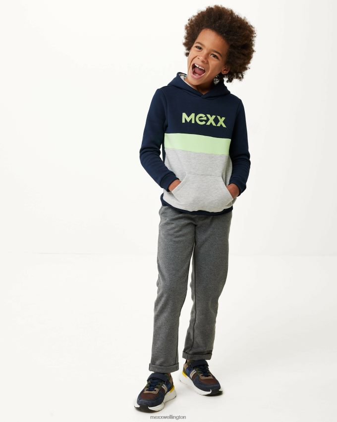 Boys Mexx Blue Colorblock sweatshirt Navy 2B480T966