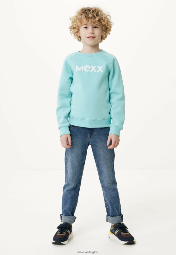 Boys Mexx Blue Crew Neck Sweater Artwork 2B480T899