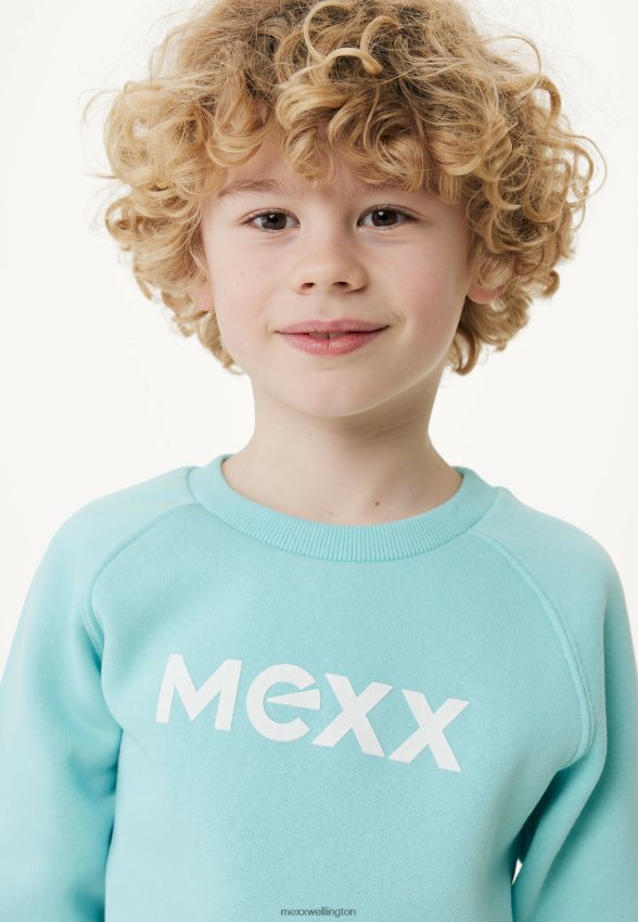 Boys Mexx Blue Crew Neck Sweater Artwork 2B480T899