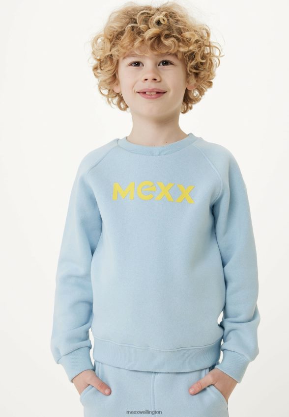 Boys Mexx Blue Crew Neck Sweater Artwork Light 2B480T888