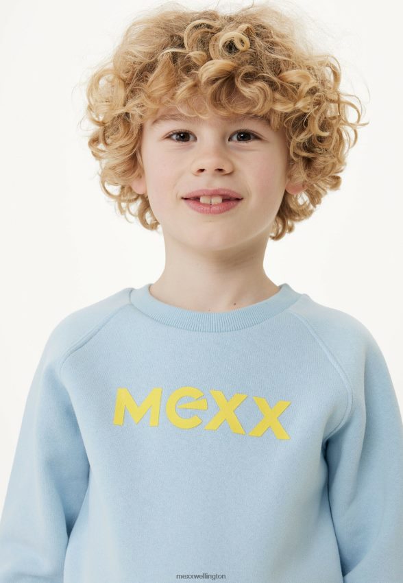 Boys Mexx Blue Crew Neck Sweater Artwork Light 2B480T888