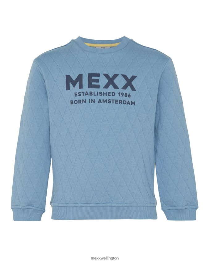 Boys Mexx Blue Crewneck sweater with quilting Mid 2B480T950