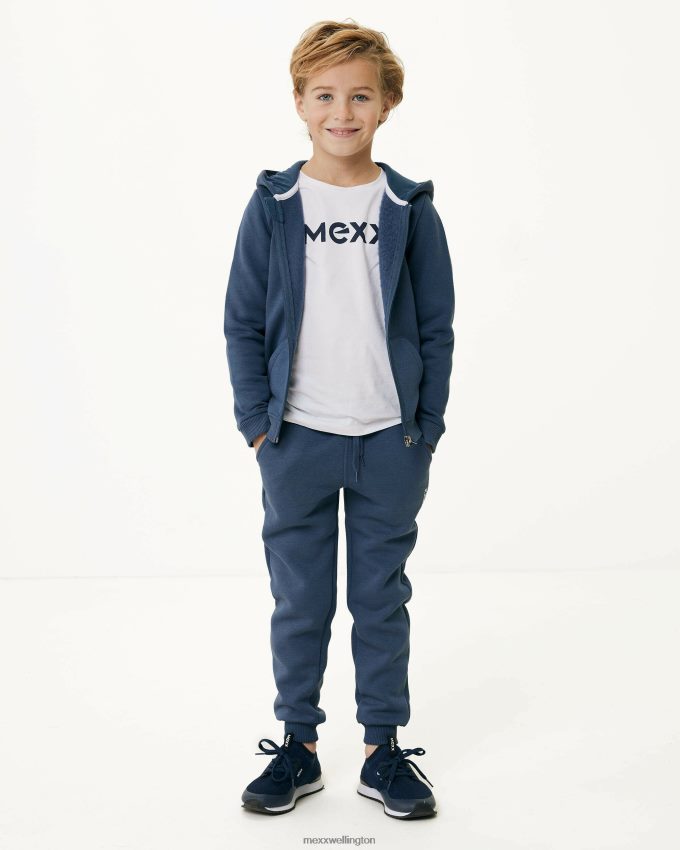 Boys Mexx Blue Hooded zipthrough Light Navy (Dark Denim) 2B480T909