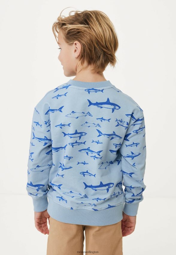 Boys Mexx Blue Sweater Print Light 2B480T885