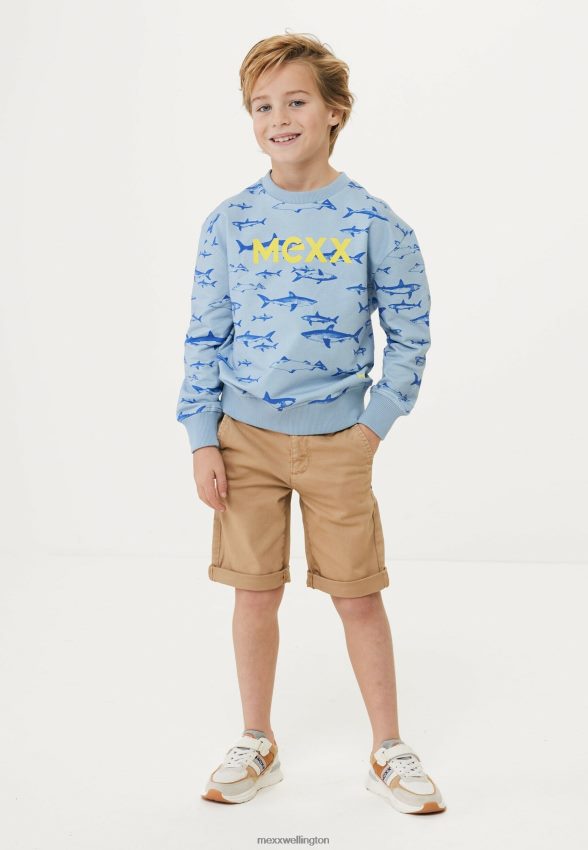 Boys Mexx Blue Sweater Print Light 2B480T885