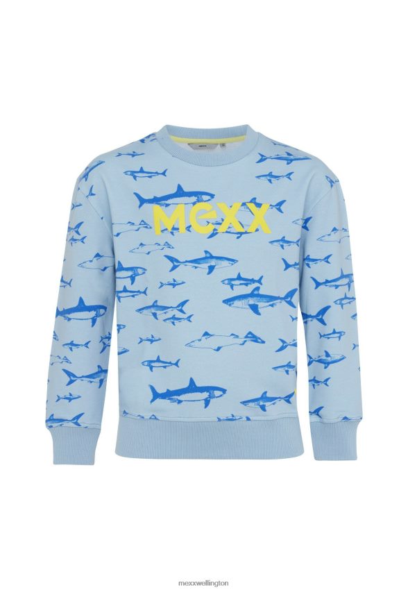 Boys Mexx Blue Sweater Print Light 2B480T885