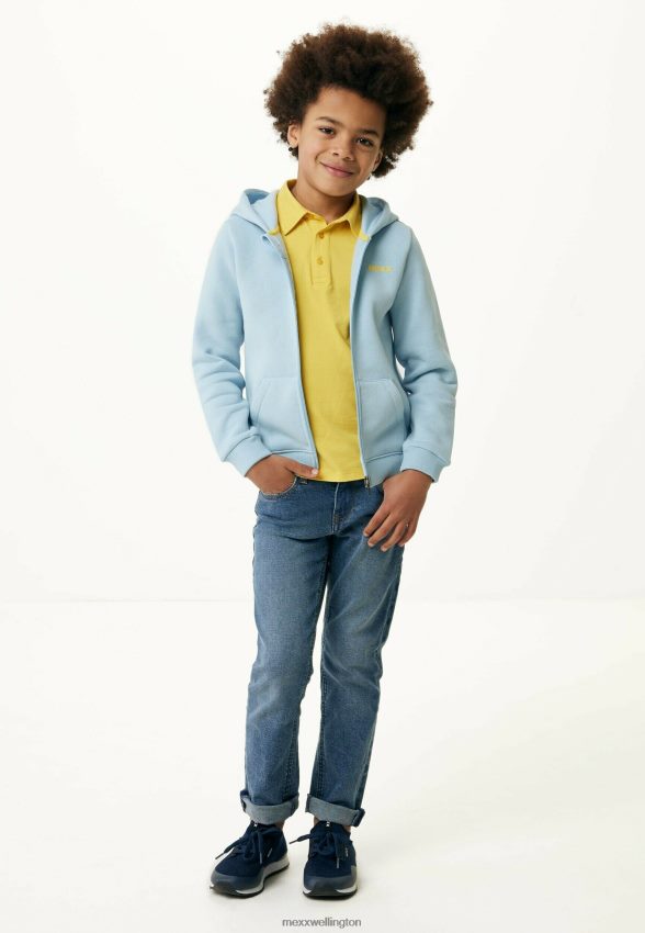 Boys Mexx Blue Zip Through Hoodie Light 2B480T889