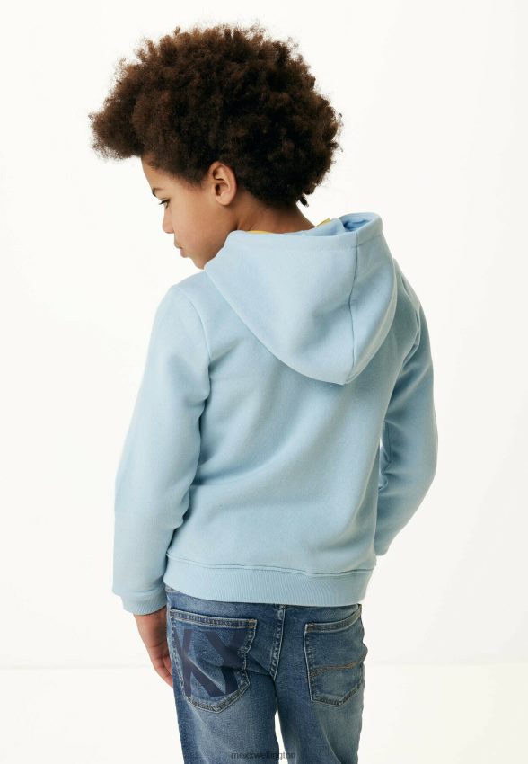 Boys Mexx Blue Zip Through Hoodie Light 2B480T889