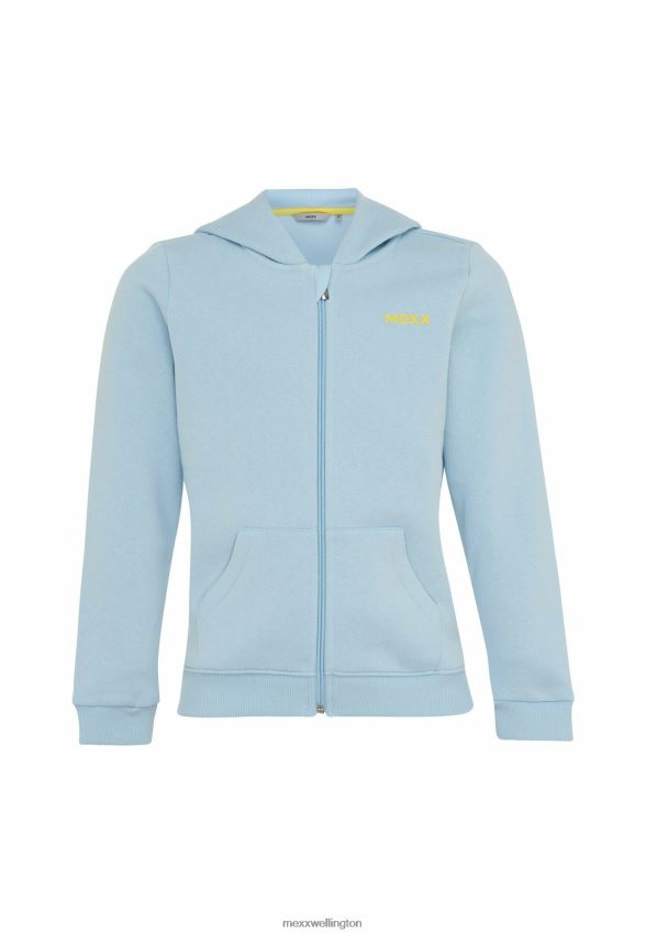 Boys Mexx Blue Zip Through Hoodie Light 2B480T889
