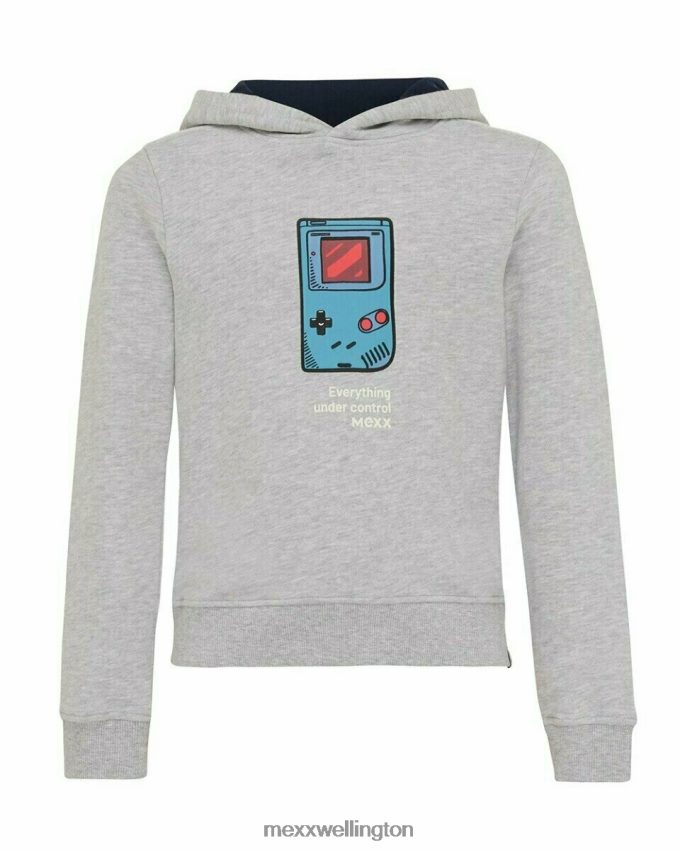 Boys Mexx Grey Hooded sweater grey melee 2B480T975