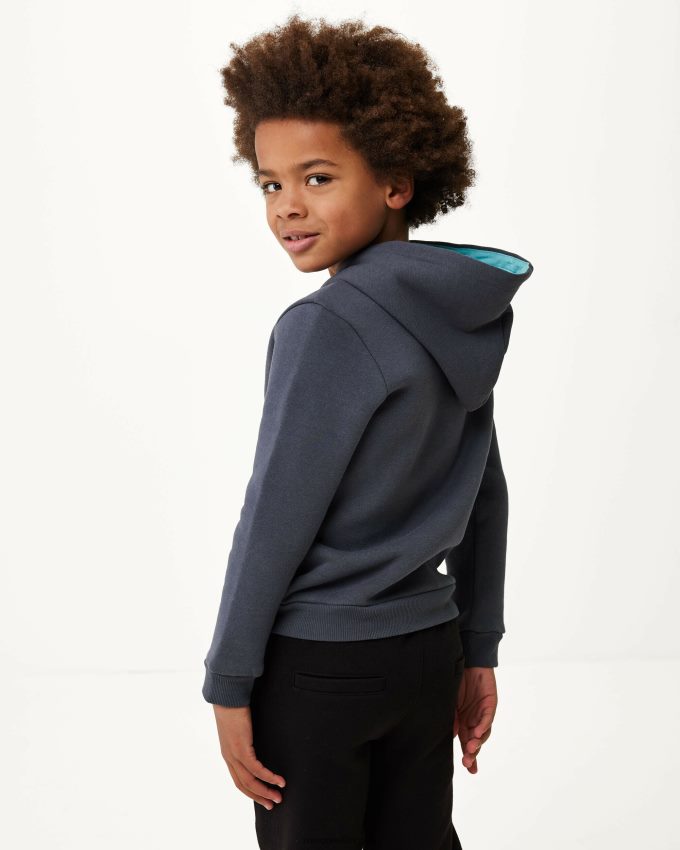 Boys Mexx Grey Hoody with artwork Dark 2B480T955