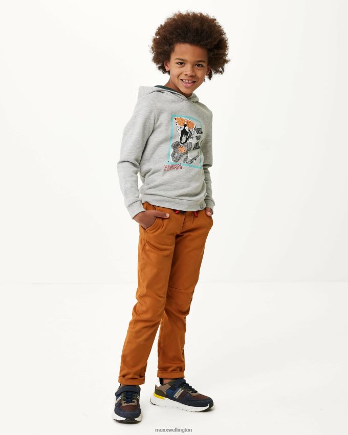 Boys Mexx Grey Hoody with artwork Melee 2B480T944