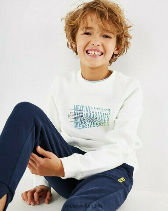 Boys Mexx White Basic sweater off white 2B480T974