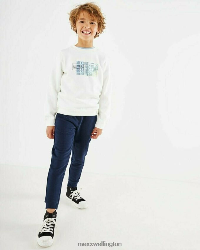Boys Mexx White Basic sweater off white 2B480T974