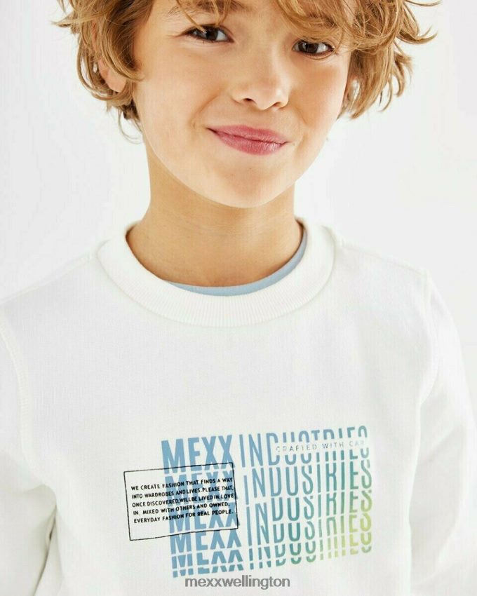 Boys Mexx White Basic sweater off white 2B480T974