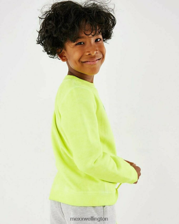 Boys Mexx Yellow Basic sweater Neon 2B480T961