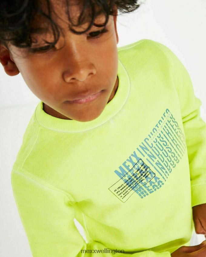 Boys Mexx Yellow Basic sweater Neon 2B480T961