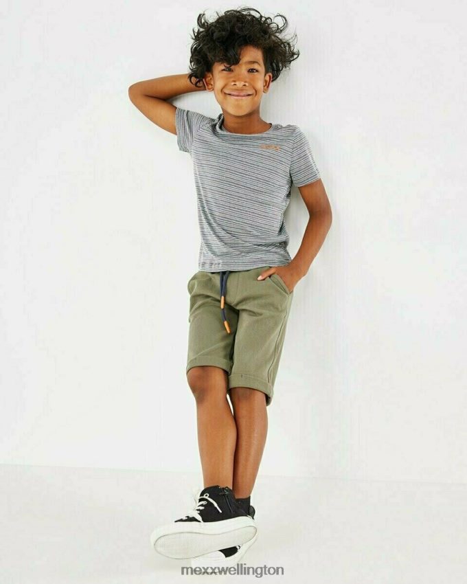 Boys Mexx Blue Striped t-shirt navy 2B480T964