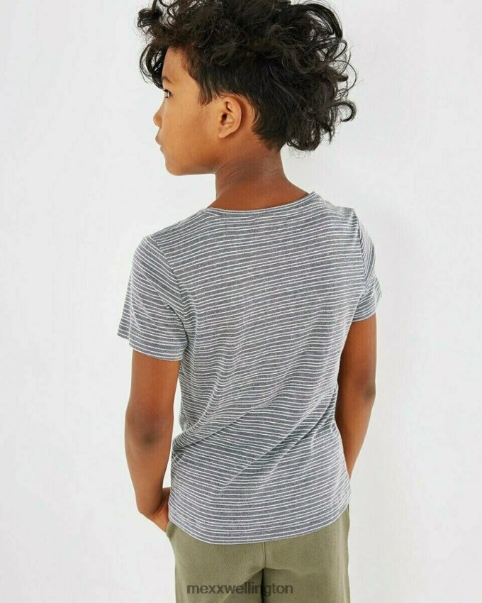Boys Mexx Blue Striped t-shirt navy 2B480T964