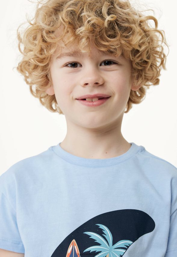 Boys Mexx Blue T-shirt Artwork Light 2B480T907