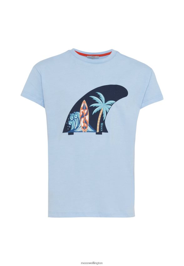 Boys Mexx Blue T-shirt Artwork Light 2B480T907