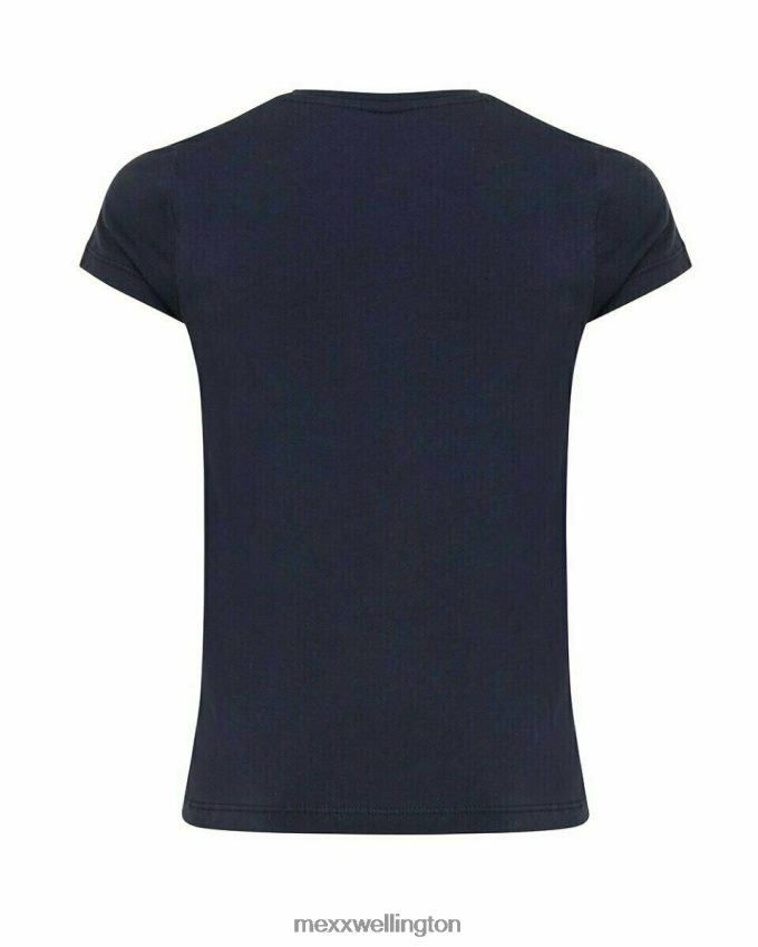 Girls Mexx Blue Artwork t-shirt Navy 2B480T755