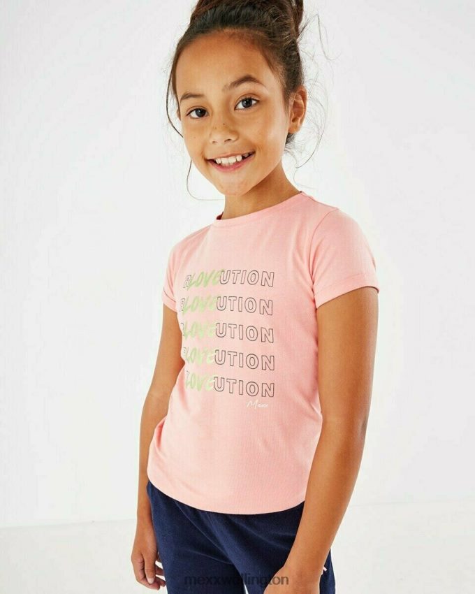 Girls Mexx Pink Artwork t-shirt 2B480T865