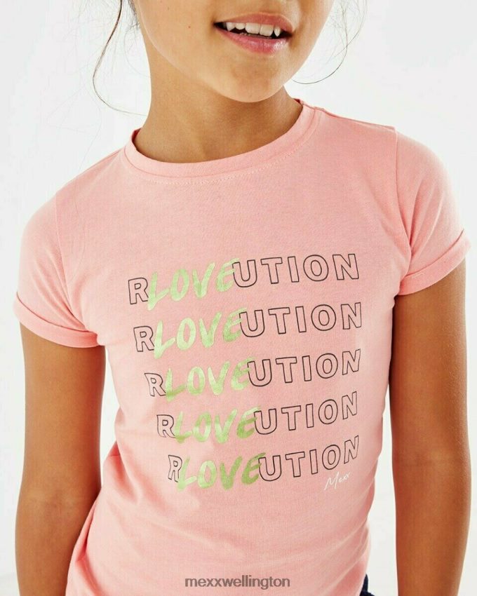 Girls Mexx Pink Artwork t-shirt 2B480T865