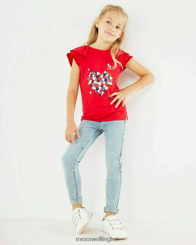 Girls Mexx Red Artwork t-shirt 2B480T799