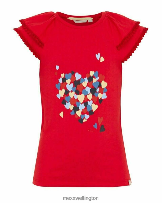 Girls Mexx Red Artwork t-shirt 2B480T799
