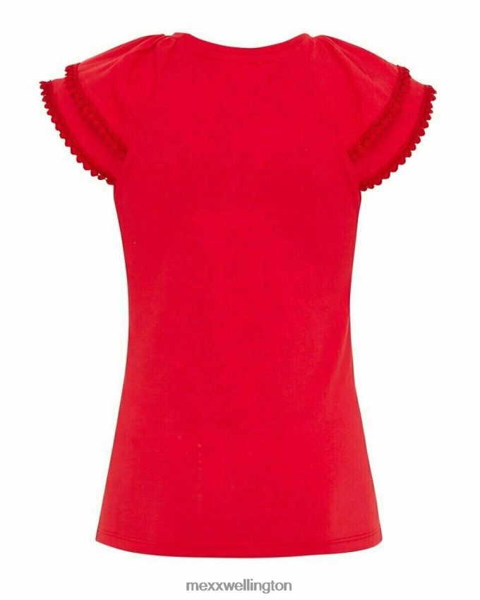 Girls Mexx Red Artwork t-shirt 2B480T799