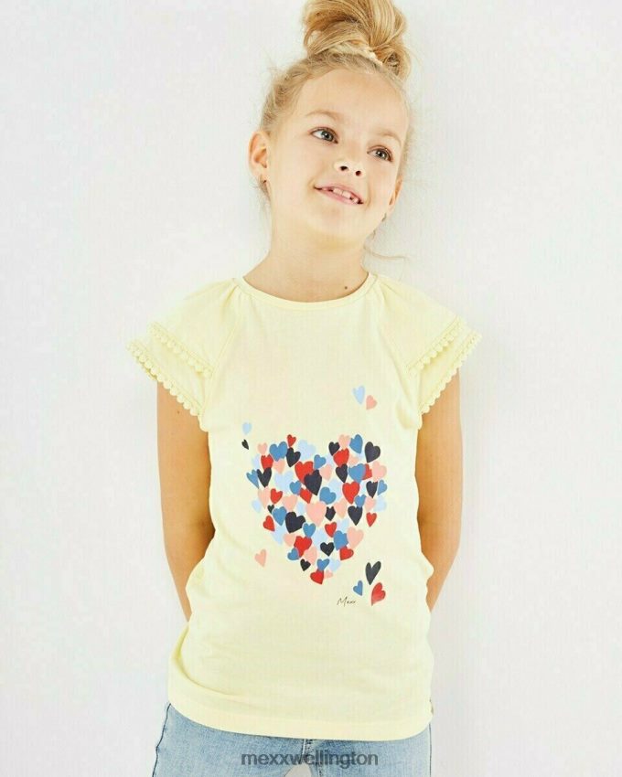 Girls Mexx Yellow Artwork t-shirt yellow 2B480T867
