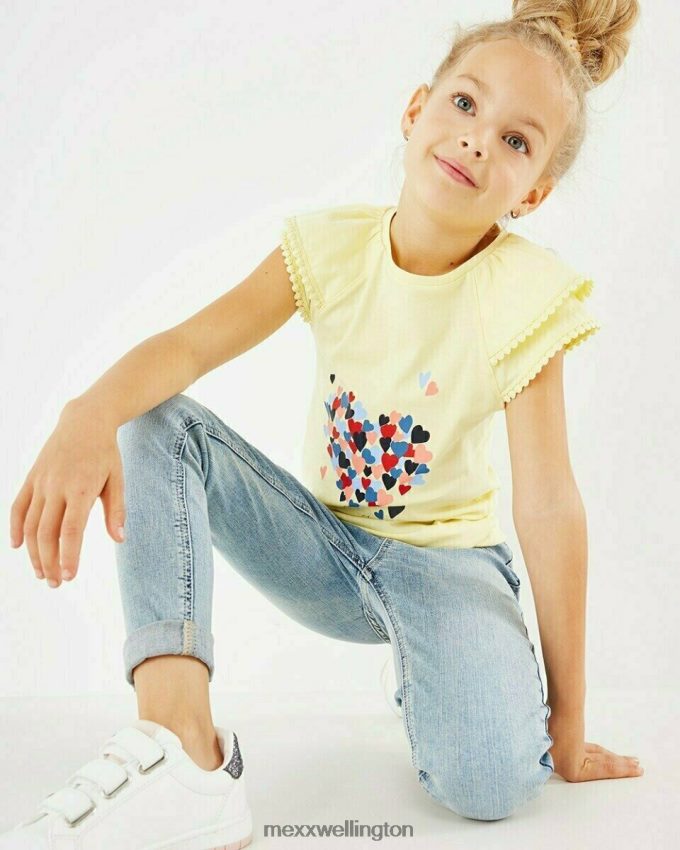 Girls Mexx Yellow Artwork t-shirt yellow 2B480T867