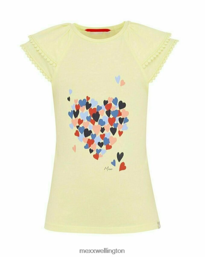 Girls Mexx Yellow Artwork t-shirt yellow 2B480T867
