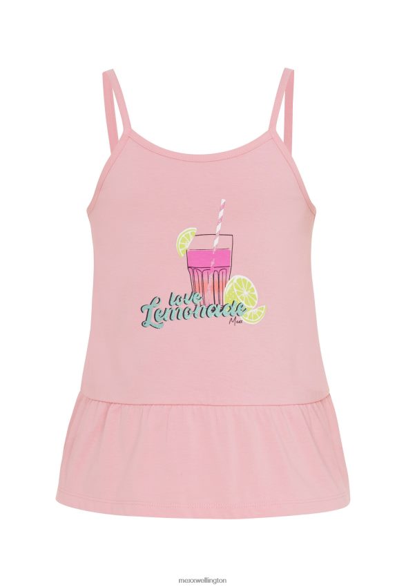 Girls Mexx Pink Sleeveless Top Salmon 2B480T759