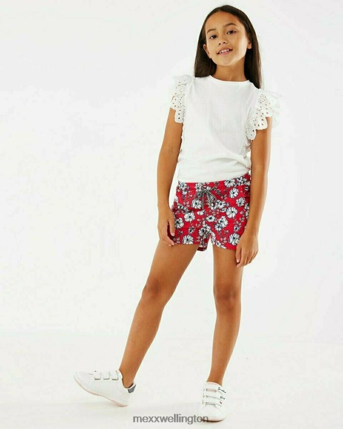 Girls Mexx White Broidery sleeves top Off white 2B480T783