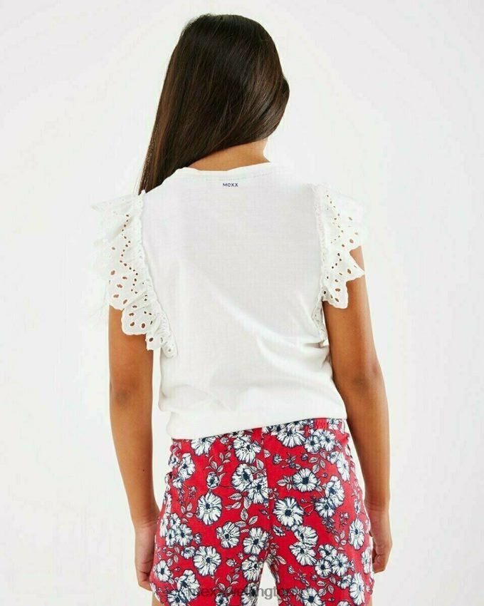 Girls Mexx White Broidery sleeves top Off white 2B480T783