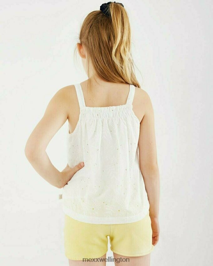 Girls Mexx White Broidery top Off white 2B480T864