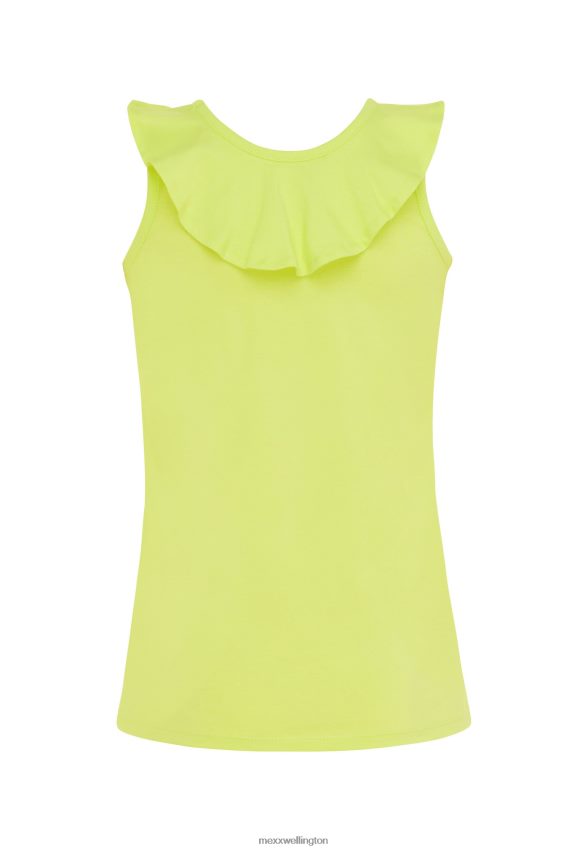 Girls Mexx Yellow Sleeveless Top Ruffle 2B480T752