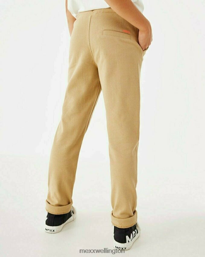 Boys Mexx Beige Structure jogger pantalon sand 2B480T912
