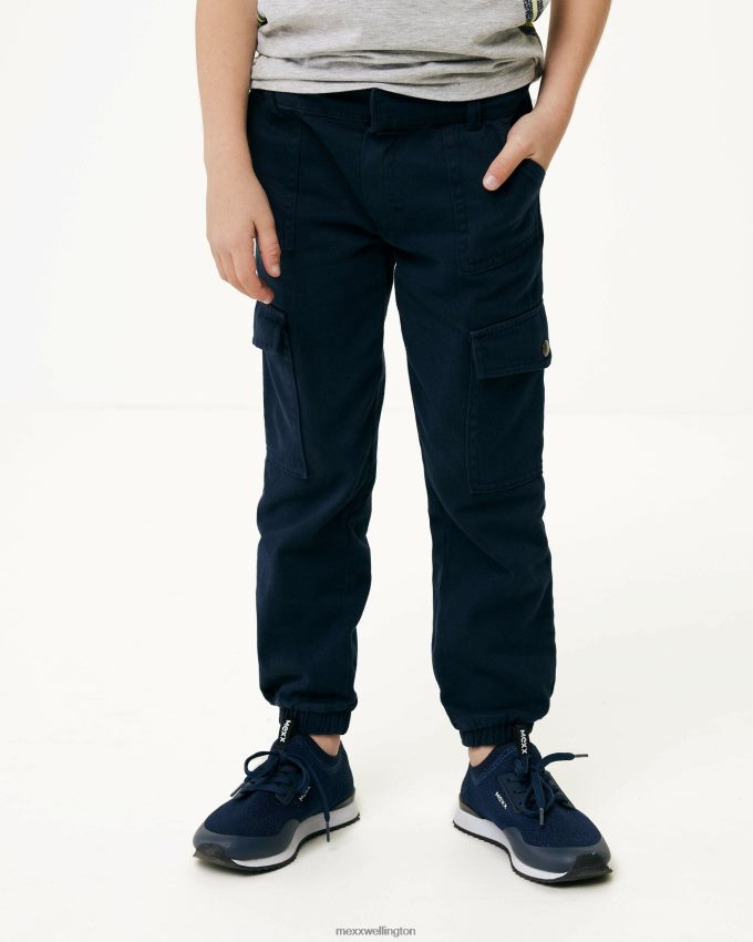 Boys Mexx Blue Cargo pants Navy 2B480T935