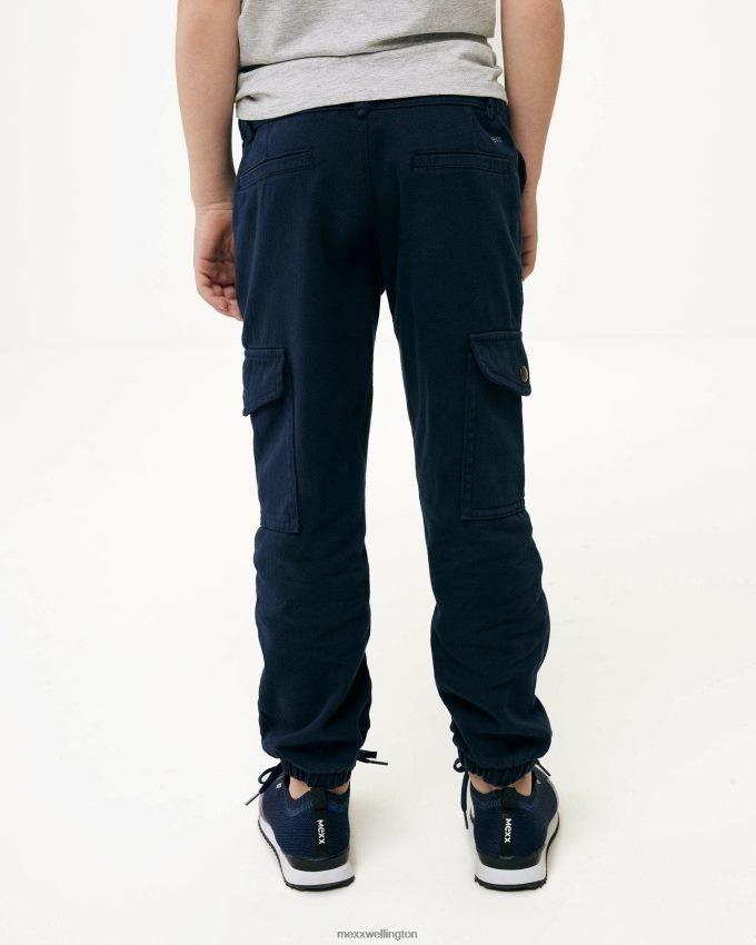 Boys Mexx Blue Cargo pants Navy 2B480T935