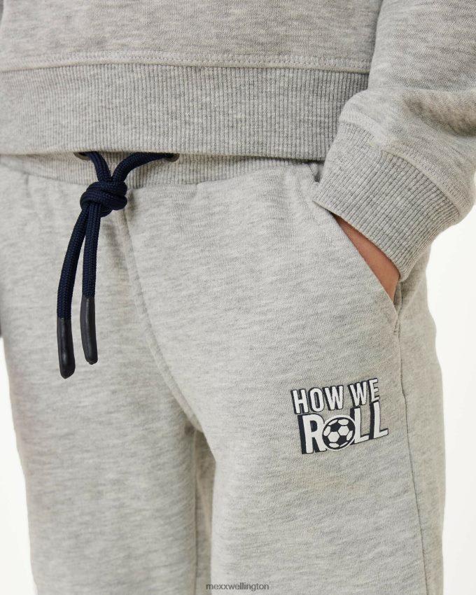 Boys Mexx Grey Basic sweatpants Melee 2B480T967